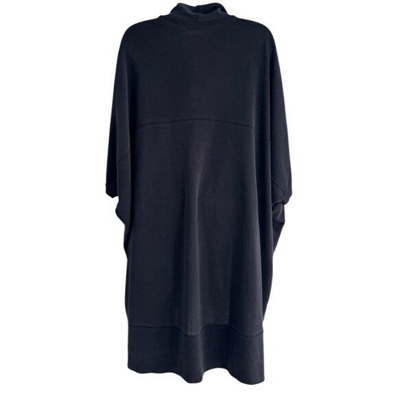 Athleta Woman's Sz S Serenity Wrap Black Short Sleeve Open Front - Picture 3 of 8